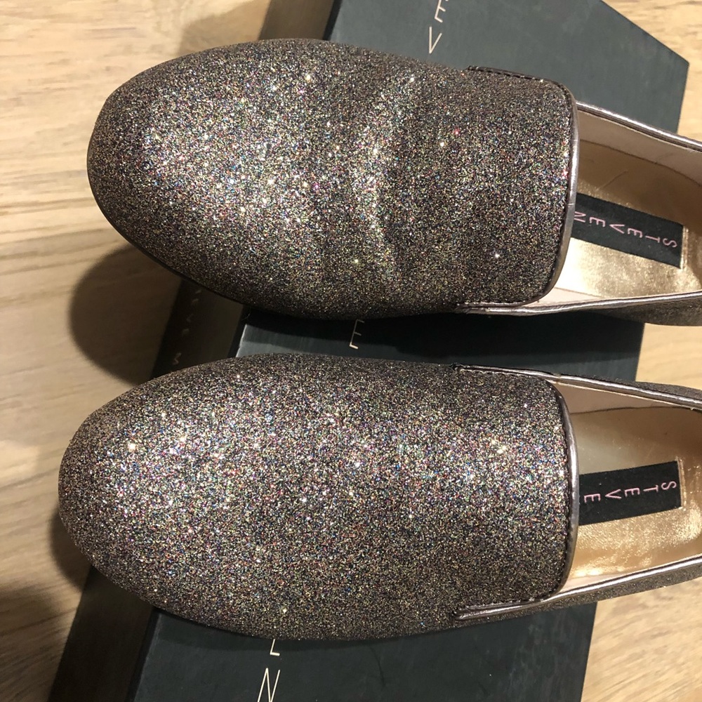 Steven By Steve Madden Madee Multi Glitter Loafers - image 5